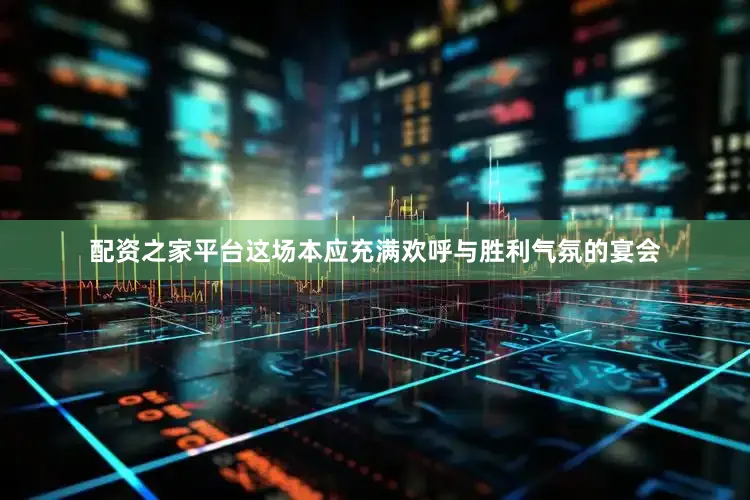 配资之家平台这场本应充满欢呼与胜利气氛的宴会